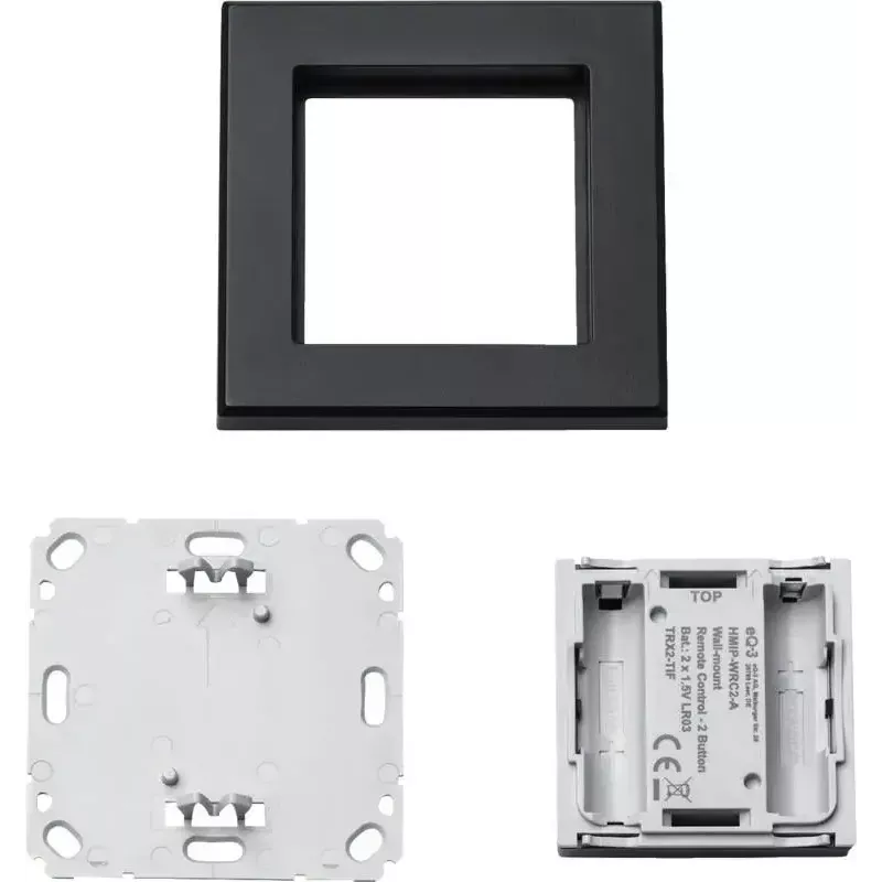 Light switch Homematic IP 159881A0 — anthracite, button control, battery (AAA), IP20, 86×86×19 mm
