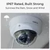 IP security camera Reolink P437 4K dome, 8 MP 3840x2160, 5x optical zoom, PoE (IEEE 802.3af), IK10, IP67, MicroSD support up to 256 GB