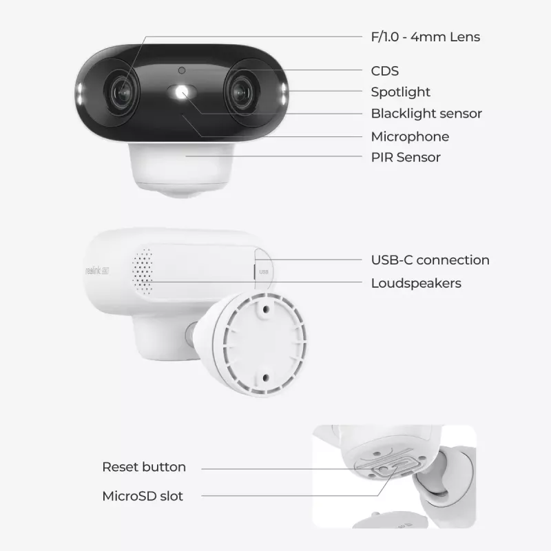 IP security camera Reolink Argus Series B740X IP66
