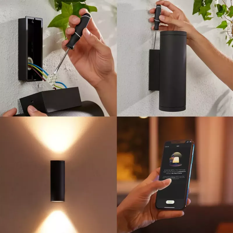 Outdoor wall lighting Philips Hue White and colour ambience Appear