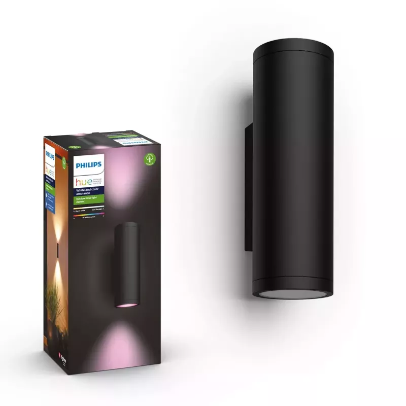 Outdoor wall lighting Philips Hue White and colour ambience Appear