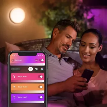 Outdoor wall lighting Philips Hue White and colour ambience Daylo
