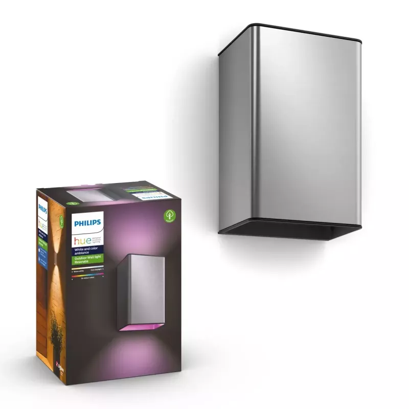 Outdoor wall lighting Philips Hue White and colour ambience Resonate