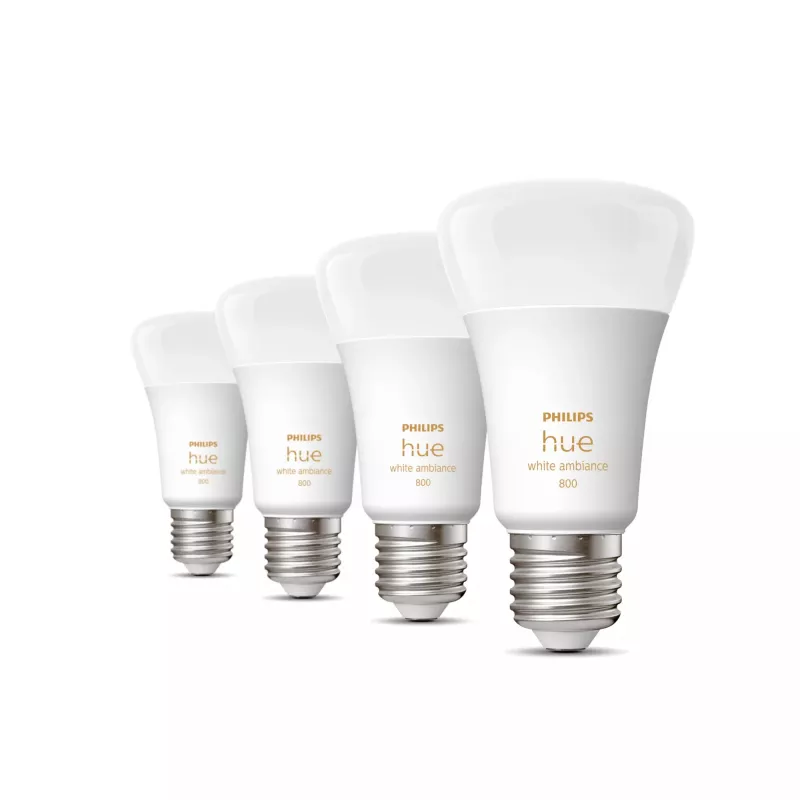 Smart bulb Philips Hue White ambience 4-pack E27 Bluetooth Zigbee