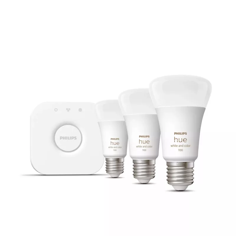 Smart lighting kit Philips Hue White and colour ambience Starter kit E27 Bluetooth Zigbee