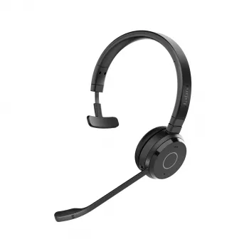 Jabra Evolve 65 TE - Link390a UC Mono, Wired & Wireless, 20 - 20000 Hz, Office/Call center, 75 g, Headset, Black