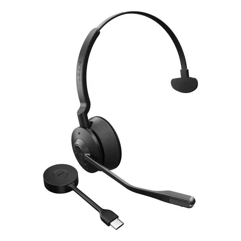 Jabra Engage 55 SE - USB-C UC Mono, EMEA/APAC, Wireless, 40 - 16000 Hz, Office/Call center, 57 g, Headset, Black