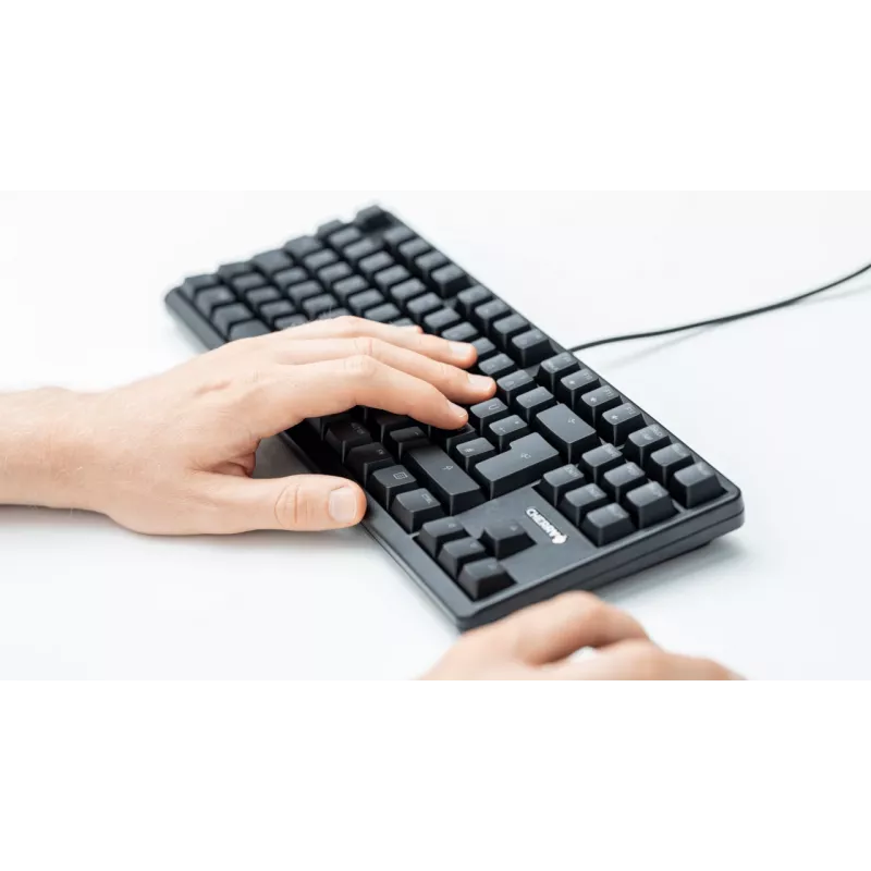 CHERRY G80-3000N RGB TKL keyboard Universal USB QWERTZ German Black