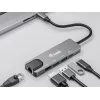 Equip USB-C 5 in1 Multifunction Adapter, HDMI, Gigabit LAN, USB 3.2 GEN1, 100W USB PD