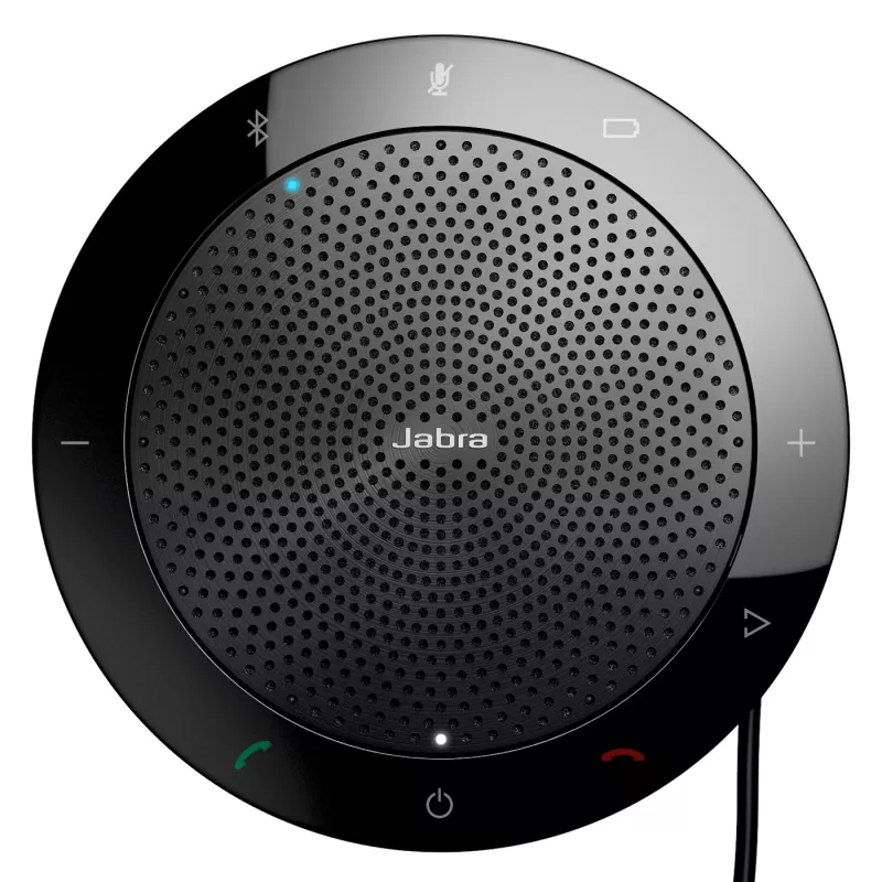 Jabra Speak 510+ UC, Universal, Black, 100 m, Buttons, Omnidirectional, USB/Bluetooth