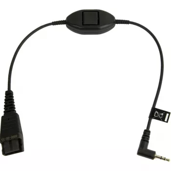Audio Cable Jabra 8800-00-55 0.3m QD 2.5mm Jack Black