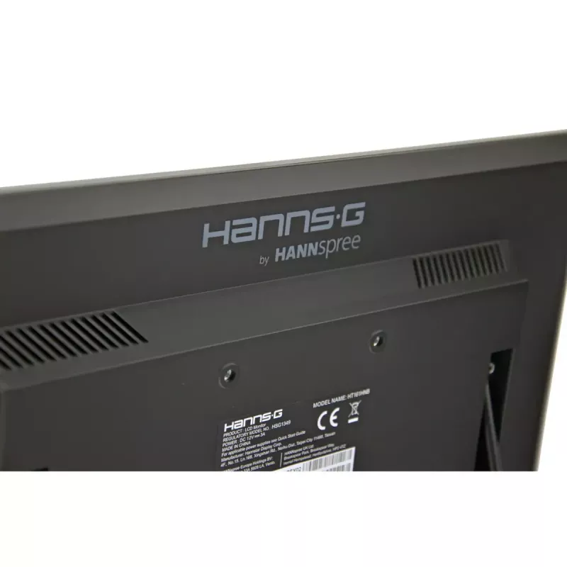 Hannspree HT161HNB computer monitor 39.6 cm (15.6 inch) 1366 x 768 pixels HD LED Touchscreen Tabletop Black