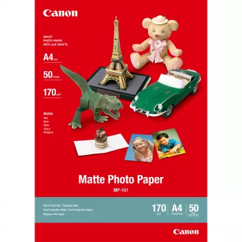 Canon MP-101 Matte Photo Paper A4 - 50 Sheets, 170 g/m², A4 (210 x 297 mm), 50 sheets