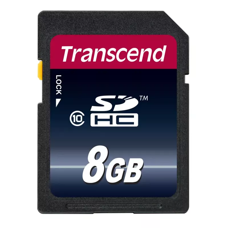Flash Memory Transcend 8GB SDHC Class 10 TS8GSDHC10