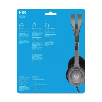LOGITECH H110 - 3.5mm - Stereo Headset