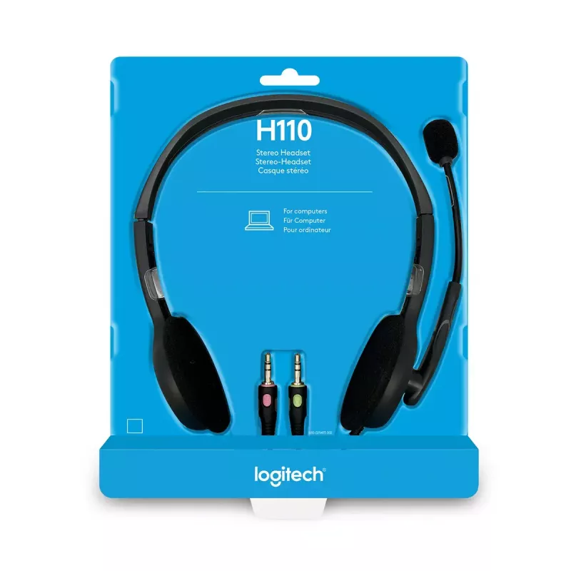 LOGITECH H110 - 3.5mm - Stereo Headset