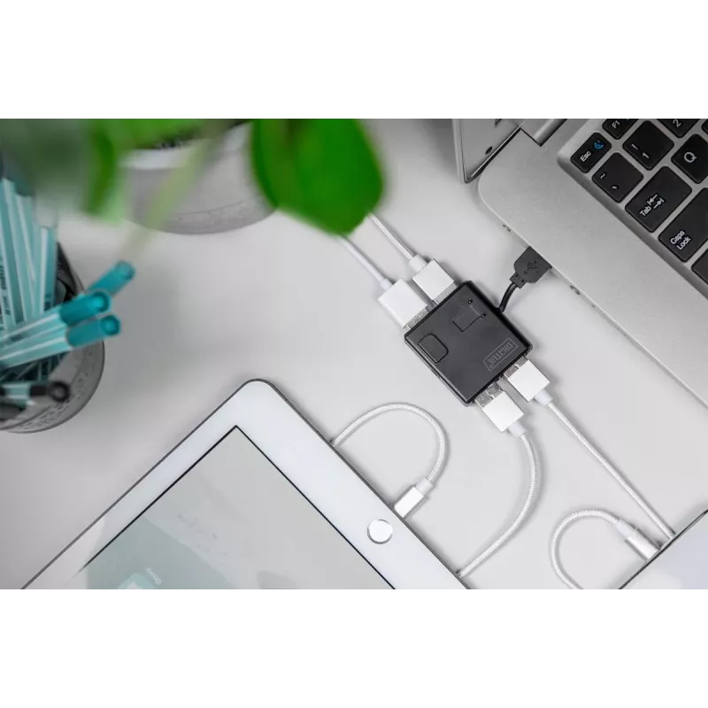 DIGITUS USB 2.0 High-speed Hub 4 Port (da-70217)