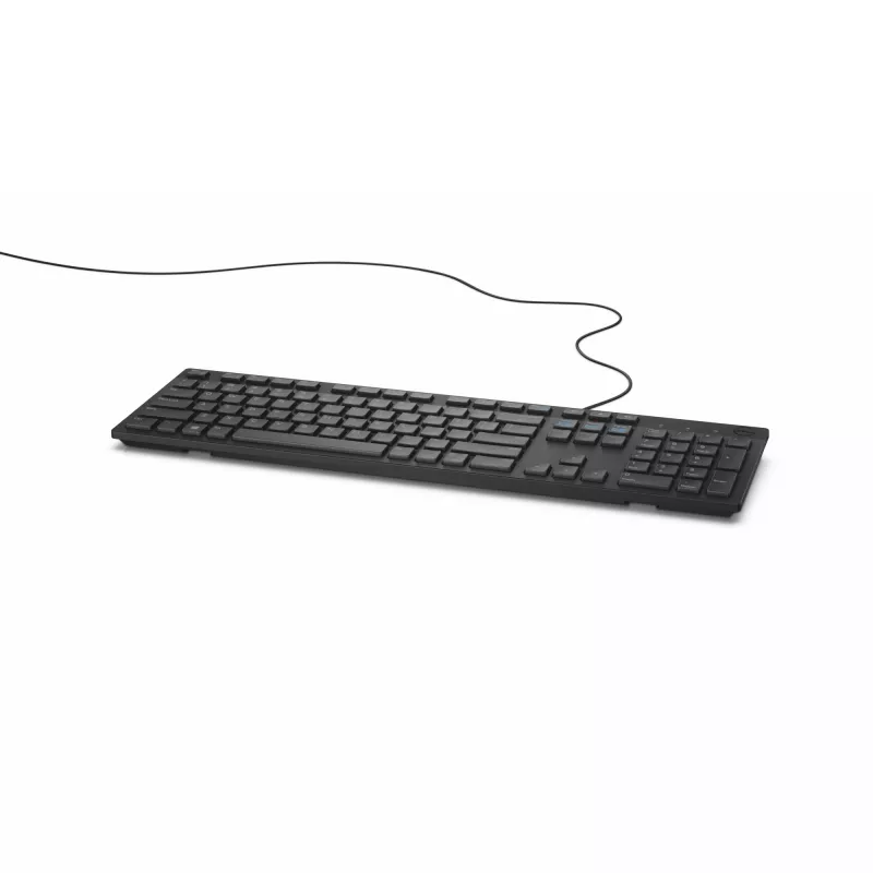 DELL Wired Keyboard - KB216 - German (QWERTZ) - Black, Full-size (100%), Wired, USB, QWERTZ, Black