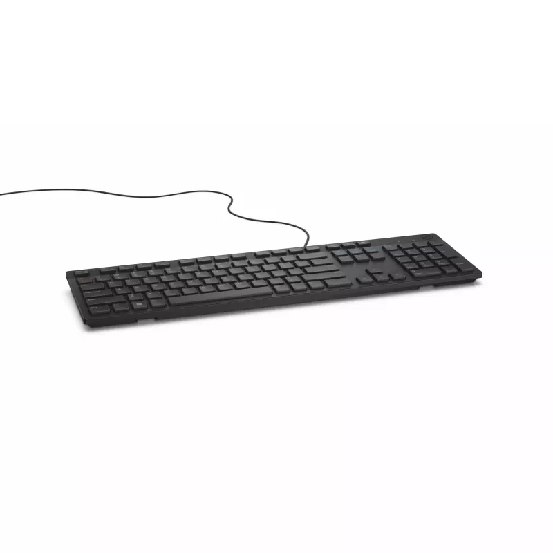 DELL Wired Keyboard - KB216 - German (QWERTZ) - Black, Full-size (100%), Wired, USB, QWERTZ, Black
