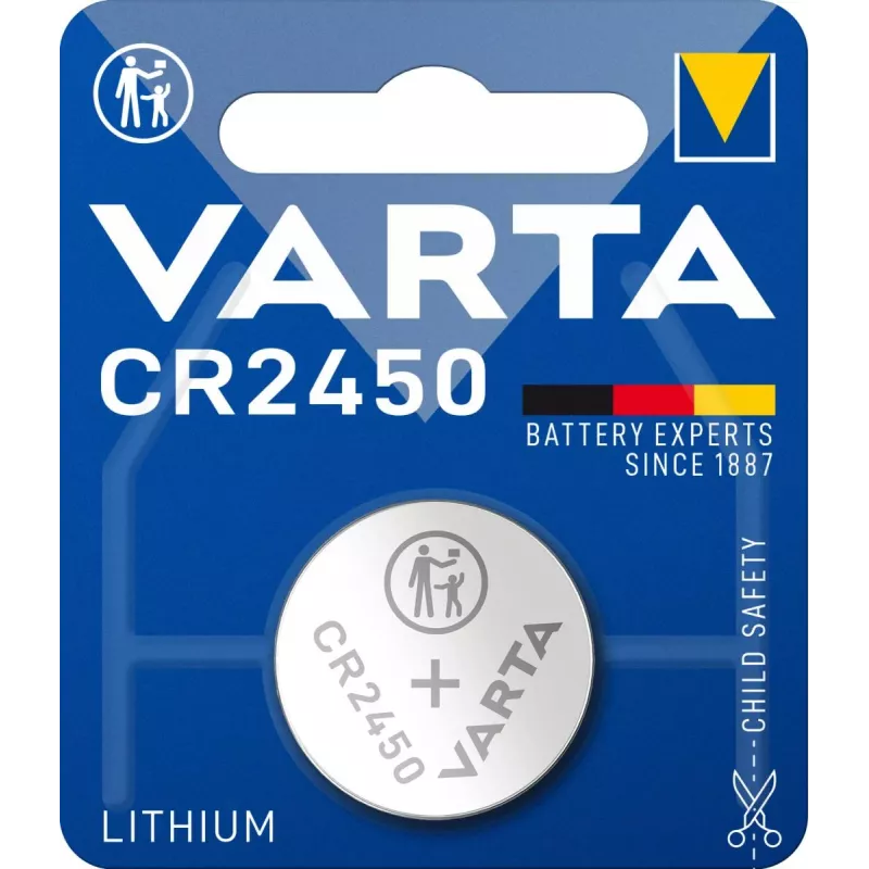 VARTA Battery Lithium Button Cell Cr2450 3v