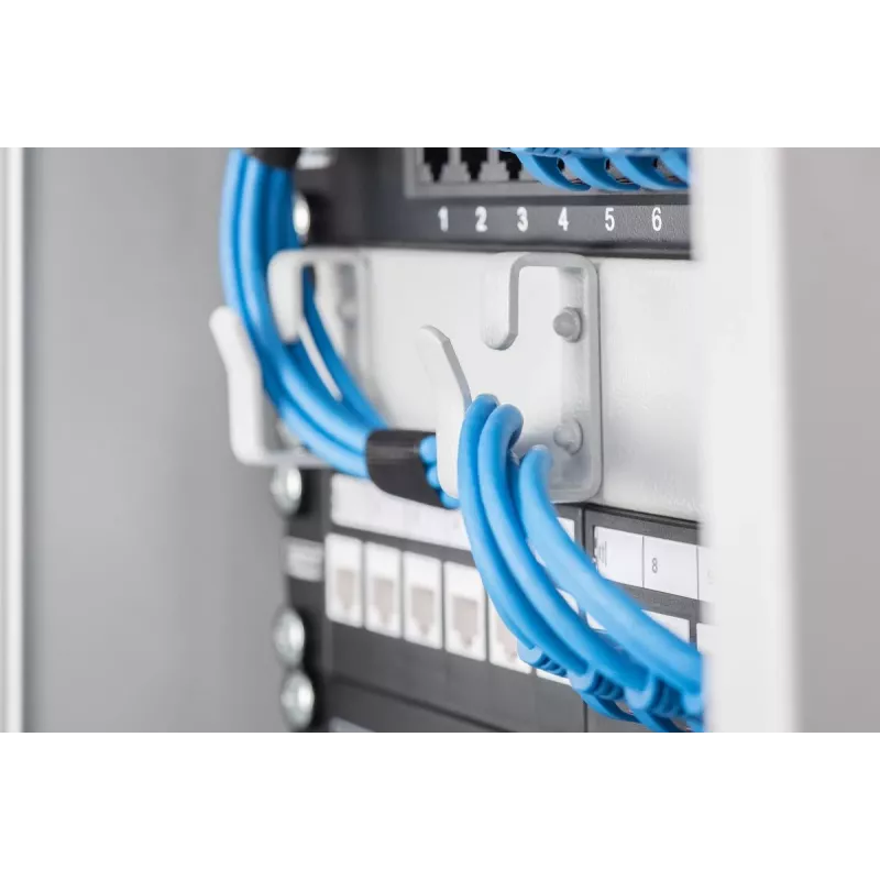 DIGITUS Patch panel CAT6 8-ports Shielded Black 10in