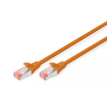 DIGITUS Patch cable - CAT6 - S/FTP - Snagless - Cu - 1m - orange