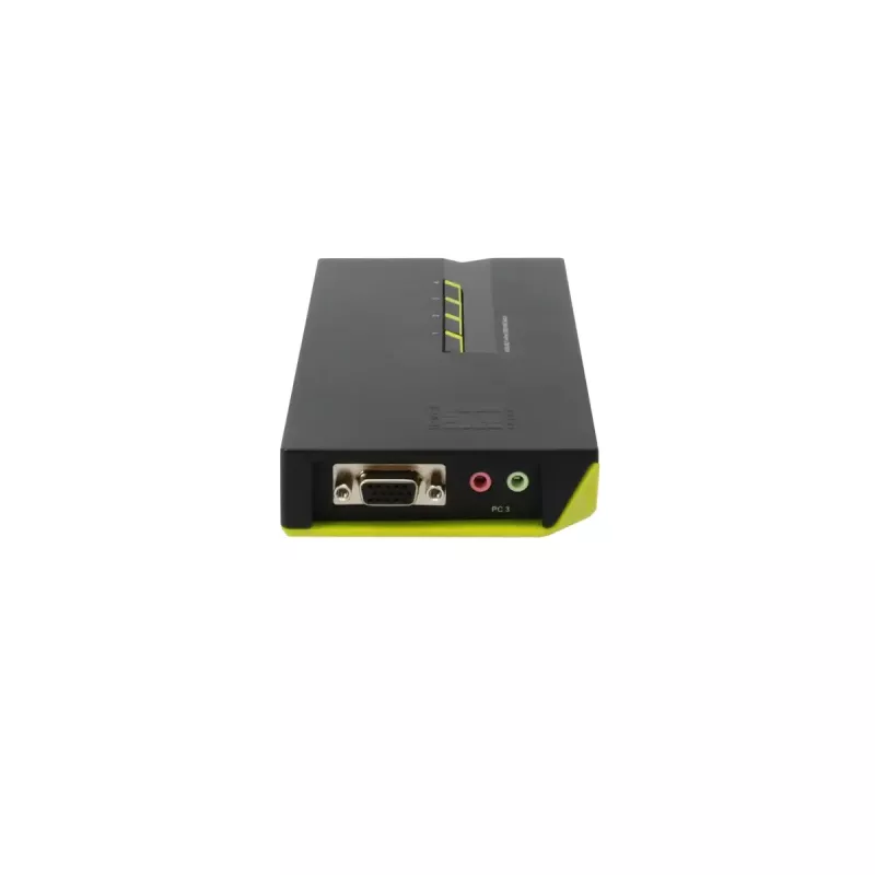 LevelOne 4-Port USB VGA KVM Switch, audio support