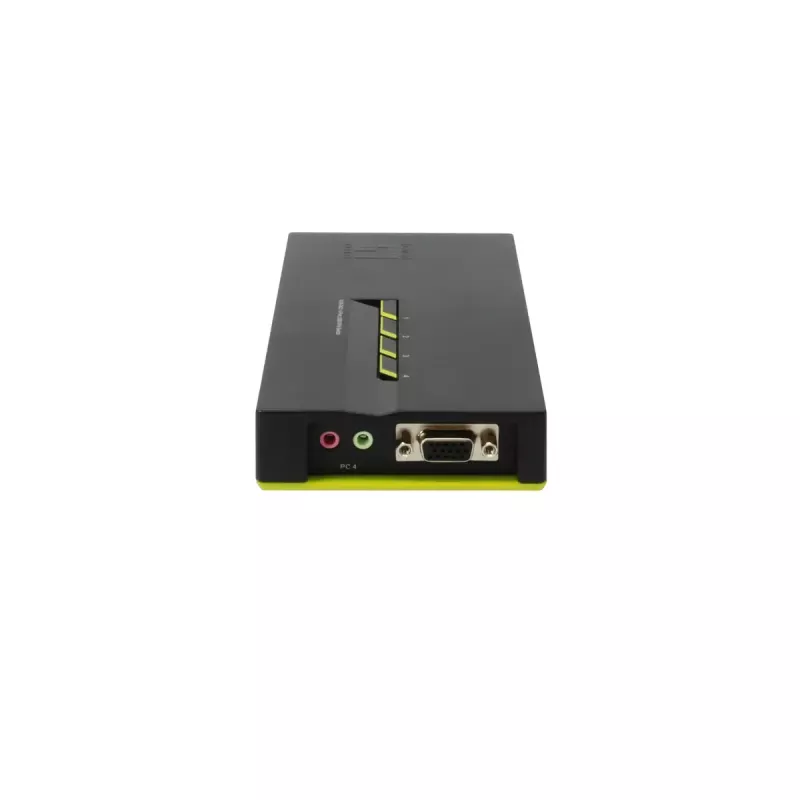 LevelOne 4-Port USB VGA KVM Switch, audio support