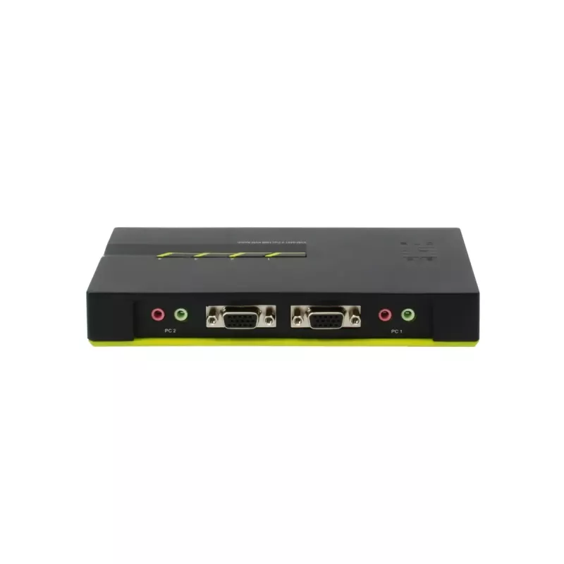 LevelOne 4-Port USB VGA KVM Switch, audio support