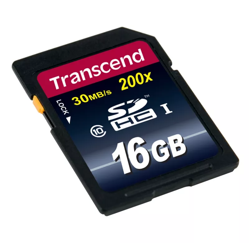 Flash Memory Transcend 16GB SDHC Class 10 TS16GSDHC10