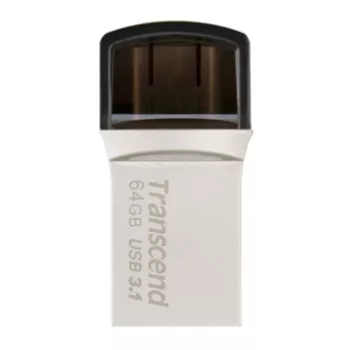 USB Flash Drive Transcend 64GB USB Type-A USB Type-C JetFlash 890