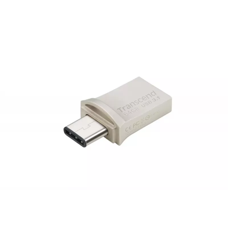 USB Flash Drive Transcend 64GB USB Type-A USB Type-C JetFlash 890