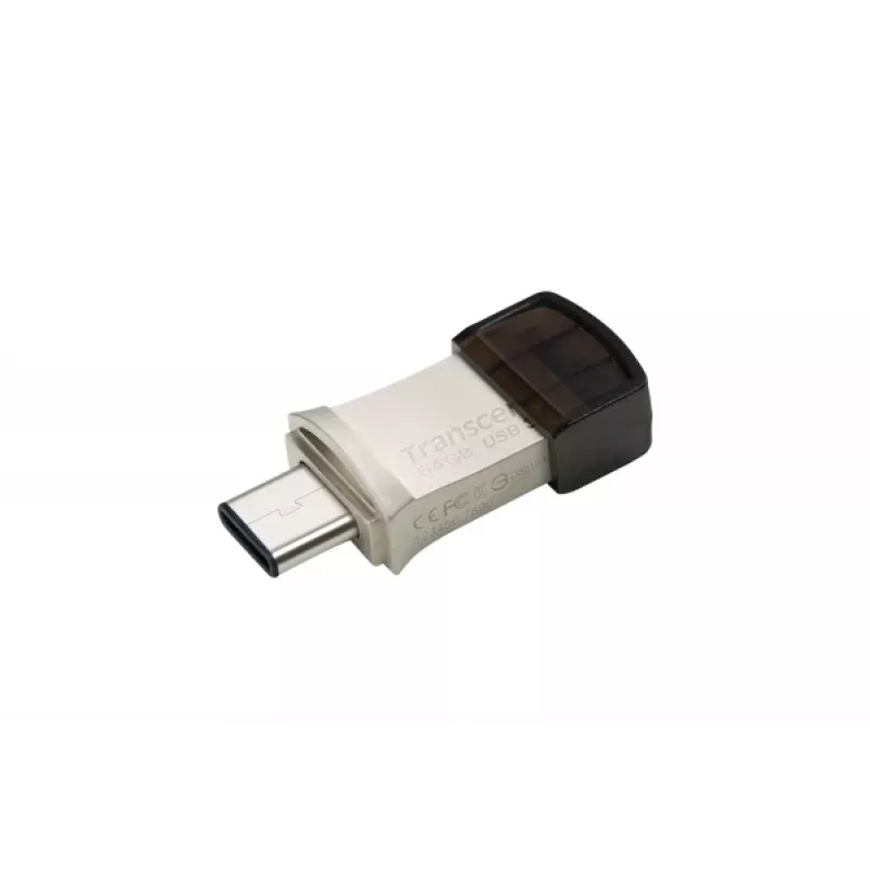 USB Flash Drive Transcend 64GB USB Type-A USB Type-C JetFlash 890