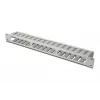 DIGITUS 1U cable management cage detachable rear plate, color grey (RAL 7035)