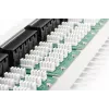 DIGITUS CAT 3 ISDN Patch Panel, unshielded 50-port RJ45, 8P4C, LSA, 1U, rack mount, color grey RAL 7035
