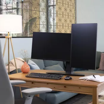 Dual Monitor Lift Stand Ergotron Neo Flex 62.2 cm Black