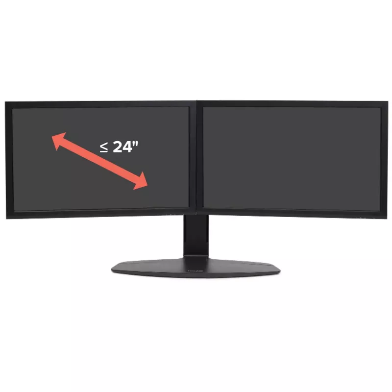 Dual Monitor Lift Stand Ergotron Neo Flex 62.2 cm Black