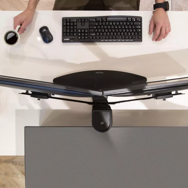 Dual Monitor Lift Stand Ergotron Neo Flex 62.2 cm Black