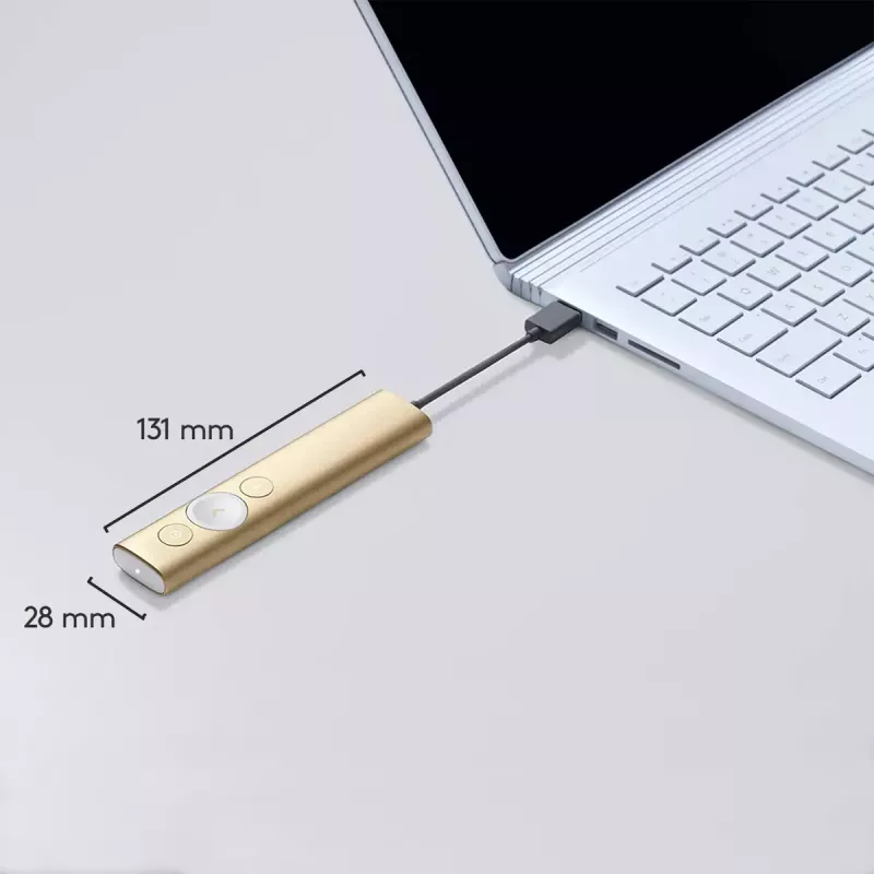 LOGITECH Spotlight Presentation Remote - Gold