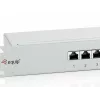 Equip 24-Port Cat.6 Shielded Patch Panel, Light Grey