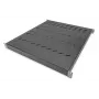 DIGITUS 1U fixed shelf, for 800 mm depth cabinets adjustable, 500 mm depth, color black (RAL 9005)