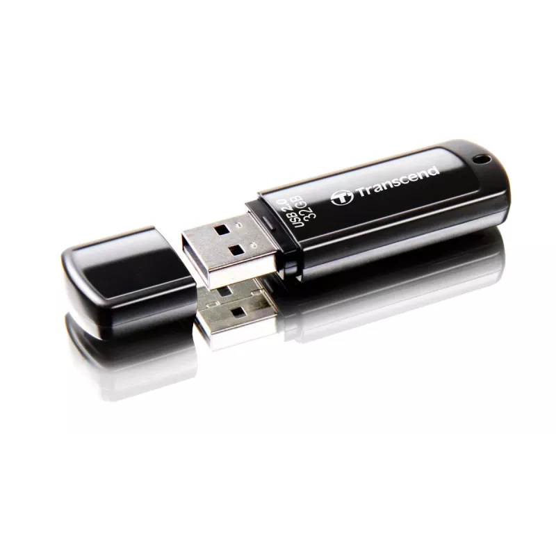 TRANSCEND Jetflash 350 - 32GB USB Stick - USB 2.0 - Black