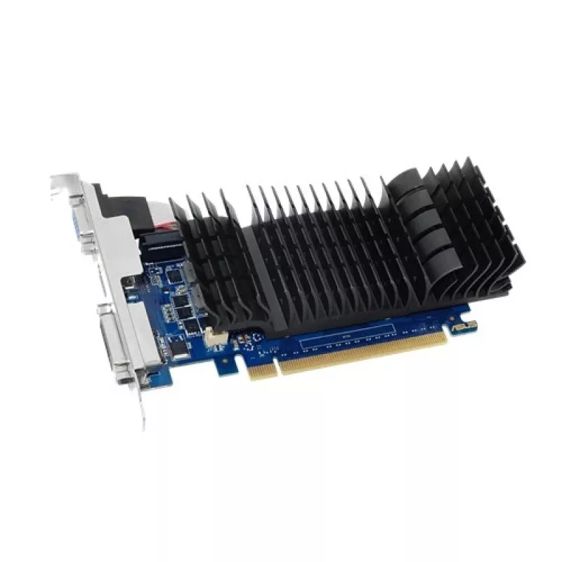 Video card ASUS GeForce GT 730, 2 GB GDDR5, 64-bit, PCIe 2.0, passive cooling
