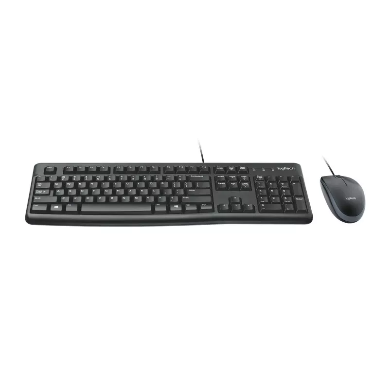 Keyboard and Mouse Set Logitech Desktop MK120