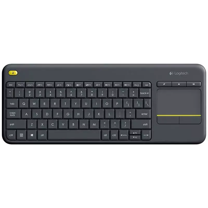 LOGITECH Wireless Touch Keyboard K400 Plus - Black - Qwerty Dutch