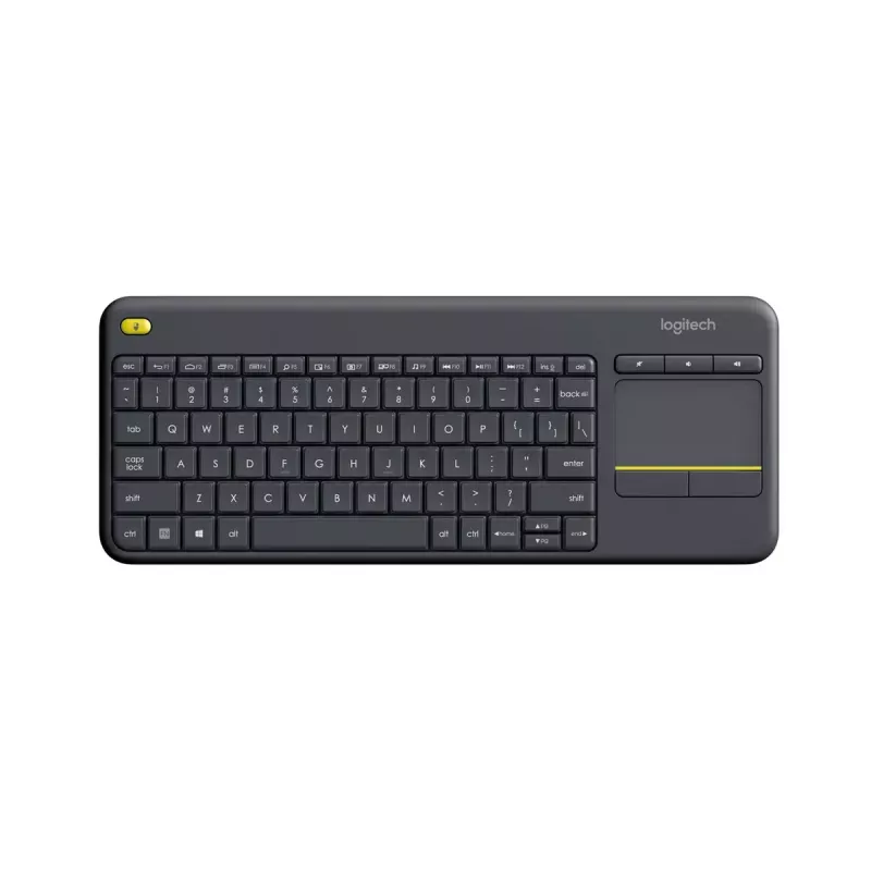 LOGITECH Wireless Touch Keyboard K400 Plus - Black - Qwerty Dutch