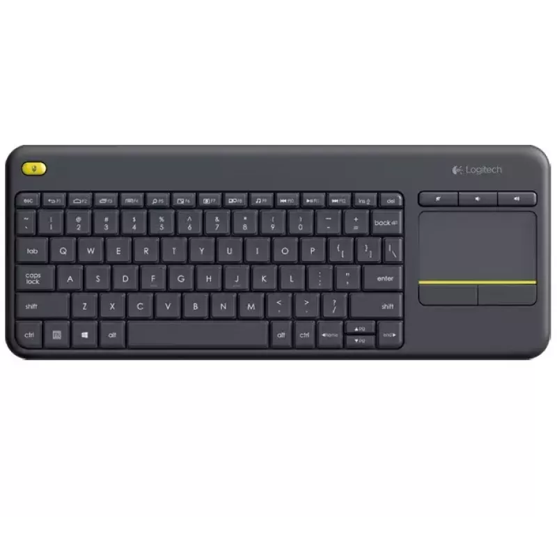 LOGITECH Wireless Touch Keyboard K400 Plus - Black - Qwerty Dutch