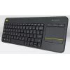 LOGITECH Wireless Touch Keyboard K400 Plus - Black - Qwerty Dutch