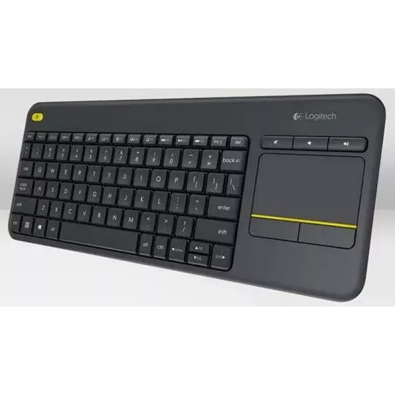 LOGITECH Wireless Touch Keyboard K400 Plus - Black - Qwerty Dutch