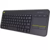 LOGITECH Wireless Touch Keyboard K400 Plus - Black - Qwerty Dutch